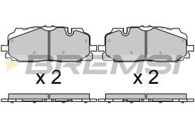BREMSI BP3687 - PASTIGLIE FRENO - BRAKE PADS