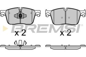 BREMSI BP3697 - PASTIGLIE FRENO - BRAKE PADS