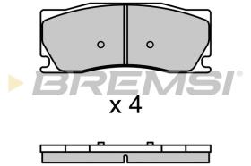 BREMSI BP3698 - PASTIGLIE FRENO - BRAKE PADS
