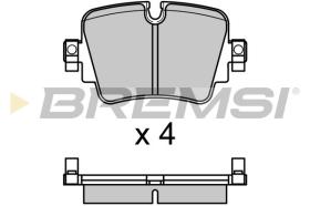 BREMSI BP3700 - PASTIGLIE FRENO - BRAKE PADS