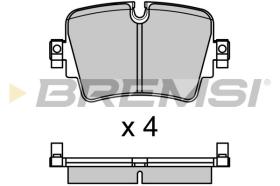 BREMSI BP3701 - PASTIGLIE FRENO - BRAKE PADS