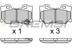 BREMSI BP3711 - PASTIGLIE FRENO - BRAKE PADS