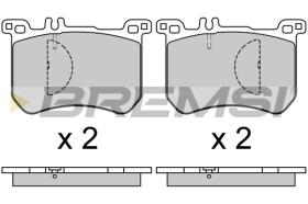 BREMSI BP3714 - PASTIGLIE FRENO - BRAKE PADS