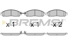 BREMSI BP3721 - PASTIGLIE FRENO - BRAKE PADS