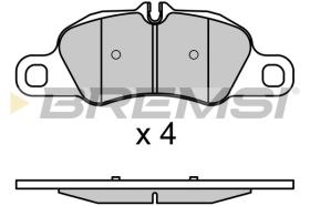 BREMSI BP3725 - PASTIGLIE FRENO - BRAKE PADS