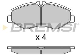 BREMSI BP3733 - PASTIGLIE FRENO - BRAKE PADS