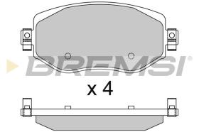BREMSI BP3737 - PASTIGLIE FRENO - BRAKE PADS