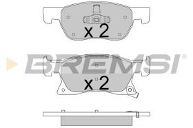 BREMSI BP3739 - PASTIGLIE FRENO - BRAKE PADS