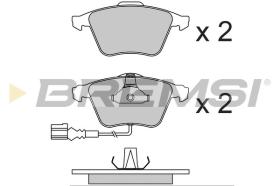 BREMSI BP3741 - PASTIGLIE FRENO - BRAKE PADS