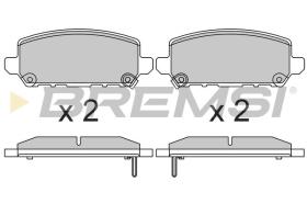 BREMSI BP3745 - PASTIGLIE FRENO - BRAKE PADS