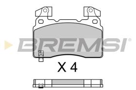 BREMSI BP3760 - PASTIGLIE FRENO - BRAKE PADS