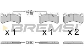 BREMSI BP3764 - PASTIGLIE FRENO - BRAKE PADS