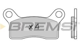 BREMSI BP3765 - PASTIGLIE FRENO - BRAKE PADS