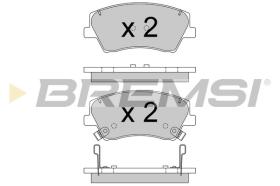 BREMSI BP3766 - PASTIGLIE FRENO - BRAKE PADS