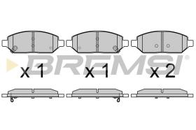 BREMSI BP3767 - PASTIGLIE FRENO - BRAKE PADS