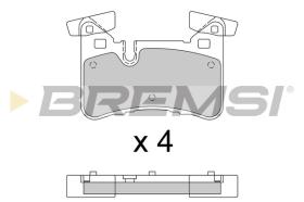 BREMSI BP3773 - PASTIGLIE FRENO - BRAKE PADS