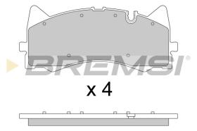 BREMSI BP3781 - PASTIGLIE FRENO - BRAKE PADS
