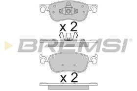 BREMSI BP3791 - PASTIGLIE FRENO - BRAKE PADS