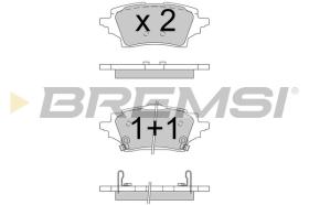 BREMSI BP3796 - PASTIGLIE FRENO - BRAKE PADS
