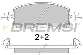 BREMSI BP3797 - PASTIGLIE FRENO - BRAKE PADS