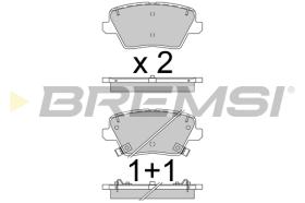 BREMSI BP3799 - PASTIGLIE FRENO - BRAKE PADS