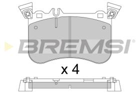 BREMSI BP3802 - PASTIGLIE FRENO - BRAKE PADS