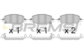 BREMSI BP3807 - PASTIGLIE FRENO - BRAKE PADS