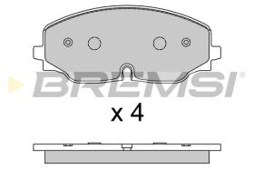 BREMSI BP3809 - PASTIGLIE FRENO - BRAKE PADS