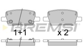 BREMSI BP3812 - PASTIGLIE FRENO - BRAKE PADS