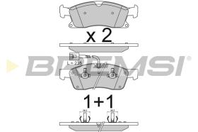 BREMSI BP3814 - PASTIGLIE FRENO - BRAKE PADS