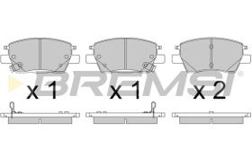 BREMSI BP3817 - PASTIGLIE FRENO - BRAKE PADS