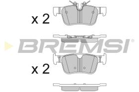 BREMSI BP3819 - PASTIGLIE FRENO - BRAKE PADS