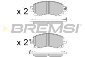 BREMSI BP3821 - PASTIGLIE FRENO - BRAKE PADS