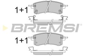 BREMSI BP3823 - PASTIGLIE FRENO - BRAKE PADS