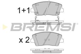 BREMSI BP3824 - PASTIGLIE FRENO - BRAKE PADS