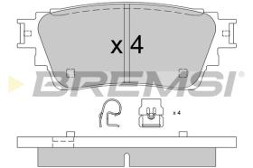 BREMSI BP3826 - PASTIGLIE FRENO - BRAKE PADS