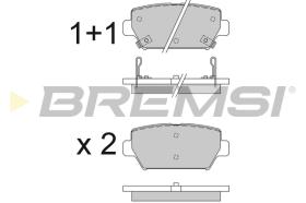 BREMSI BP3827 - PASTIGLIE FRENO - BRAKE PADS