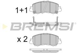 BREMSI BP3828 - PASTIGLIE FRENO - BRAKE PADS
