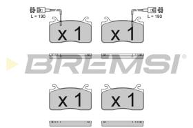 BREMSI BP3833 - PASTIGLIE FRENO - BRAKE PADS