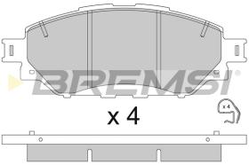 BREMSI BP3838 - PASTIGLIE FRENO - BRAKE PADS