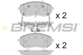 BREMSI BP3844 - PASTIGLIE FRENO - BRAKE PADS