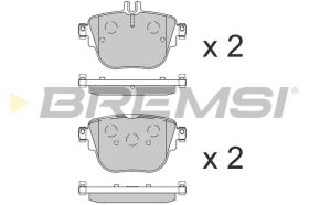 BREMSI BP3859 - PASTIGLIE FRENO - BRAKE PADS