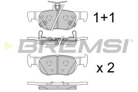 BREMSI BP3862 - PASTIGLIE FRENO - BRAKE PADS