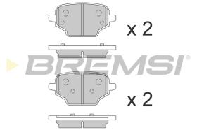 BREMSI BP3863 - PASTIGLIE FRENO - BRAKE PADS