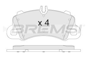 BREMSI BP3866 - PASTIGLIE FRENO - BRAKE PADS