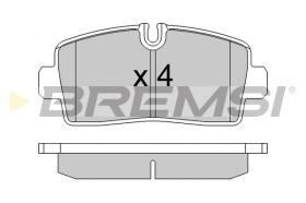 BREMSI BP3867 - PASTIGLIE FRENO - BRAKE PADS