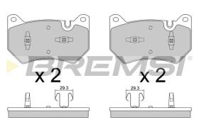 BREMSI BP3869 - PASTIGLIE FRENO - BRAKE PADS