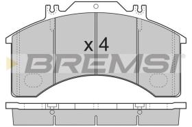 BREMSI BP7251 - PASTIGLIE FRENO - BRAKE PADS