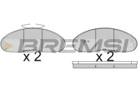 BREMSI BP7261 - PASTIGLIE FRENO - BRAKE PADS