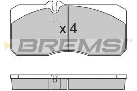 BREMSI BP7267 - PASTIGLIE FRENO - BRAKE PADS